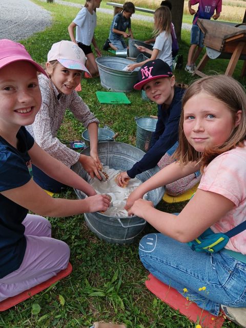 Waschtag wie vor 100 Jahren