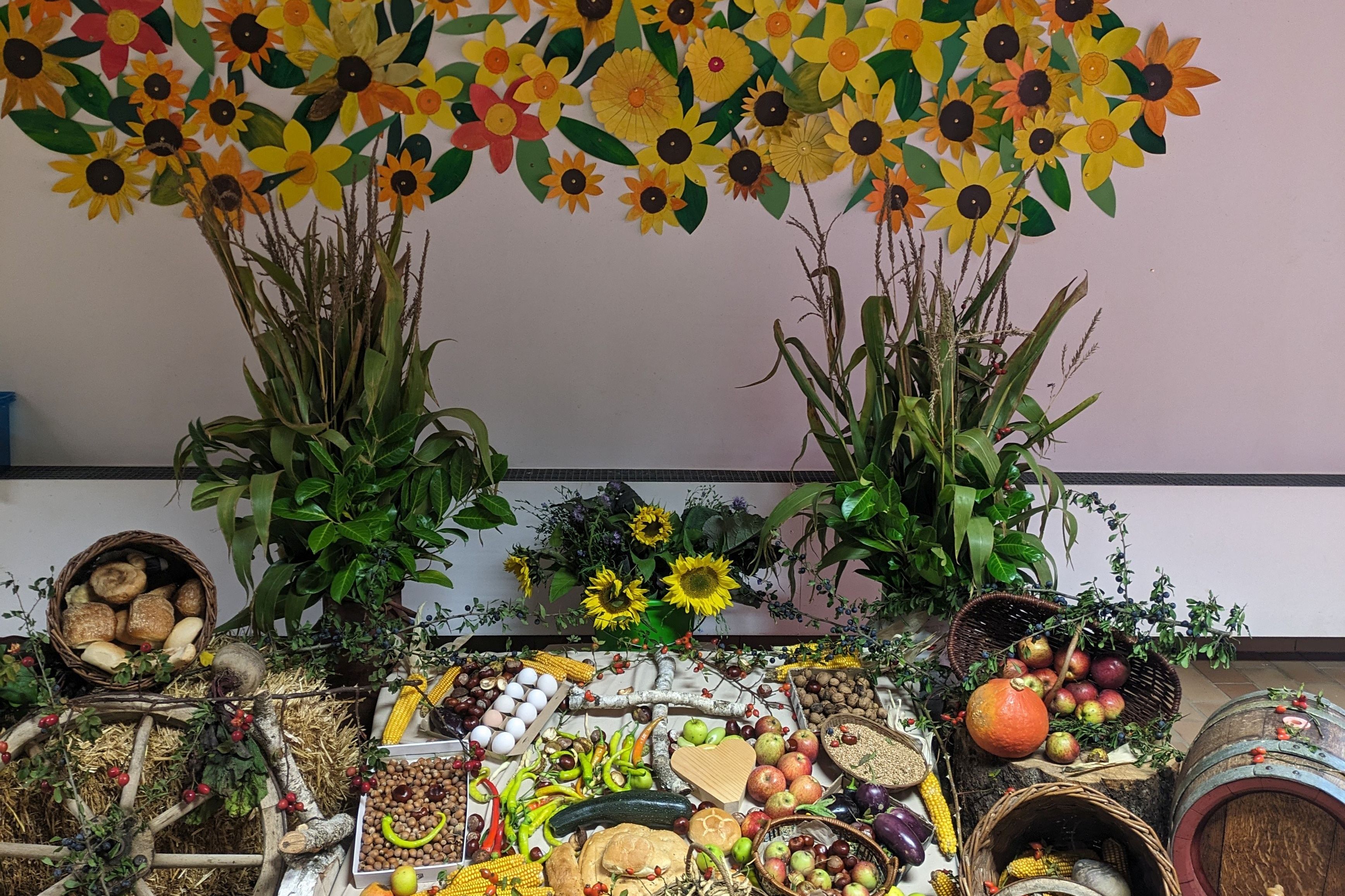 Erntedank in der Aula