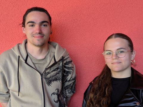 Tim Schweizer und Madlen Grünwald