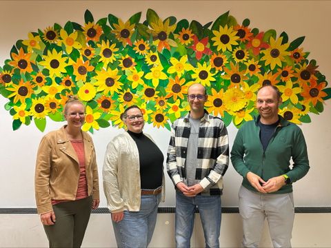 Vorstandschaft Förderverein der Abt-Ulrich-Blank Grundschule - Uta Beck (Schriftführerin), Doris Bogenrieder-Ahmed (2. Vorsitzende), Wolfgang Kästle (Kassierer), Stefan Guth (1. Vorsitzender)