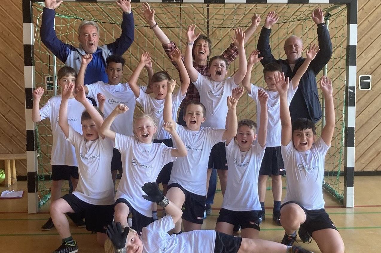 Uttenweiler Mannschaft beim Grundschulcup
