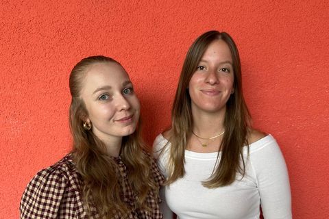 Michelle Müller und Greta Griebel