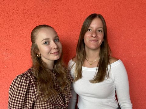 Michelle Müller und Greta Griebel