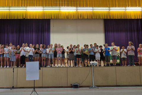 Chor am letzten Schultag