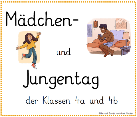 Mädchen- und Jungentag der Klassen 4a und 4b