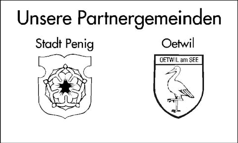 Wappen Stadt Penig und Oetwil am See