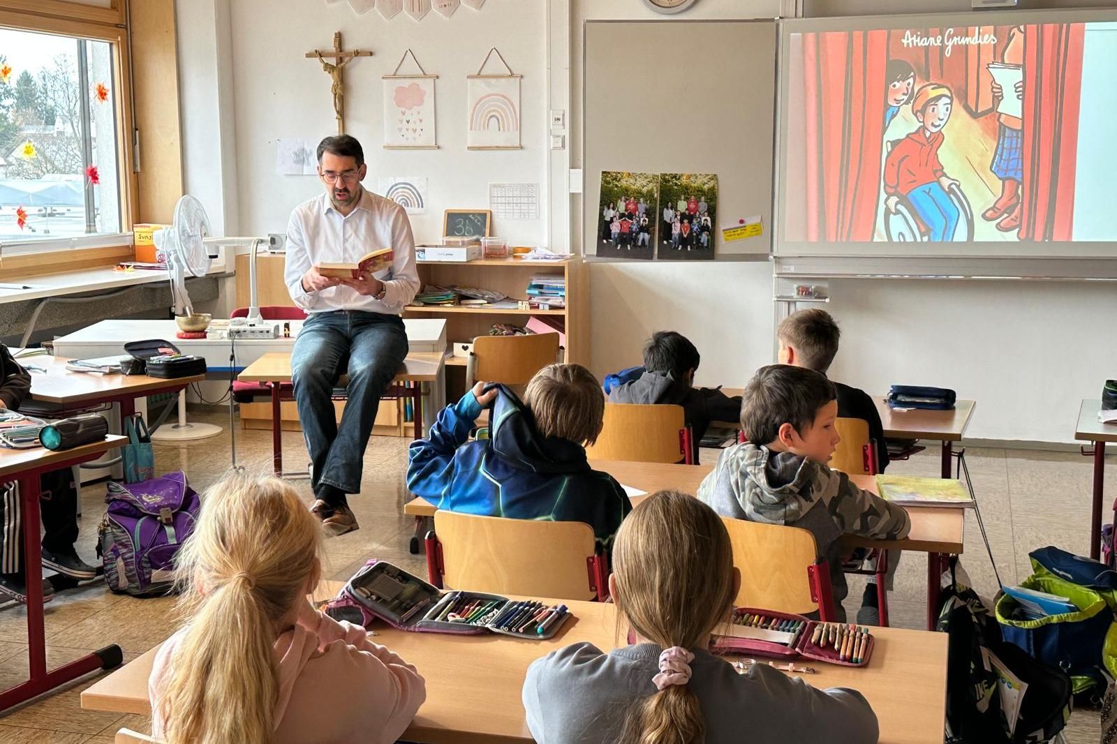 Wolfgang Dahler in Klasse 4