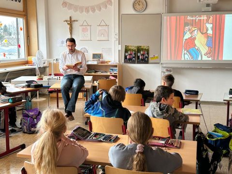 Wolfgang Dahler in Klasse 4