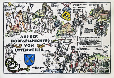 Holzschnitt Herbert Arbter