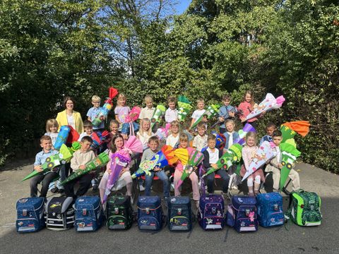 Klasse 1a mit Frau Binder
