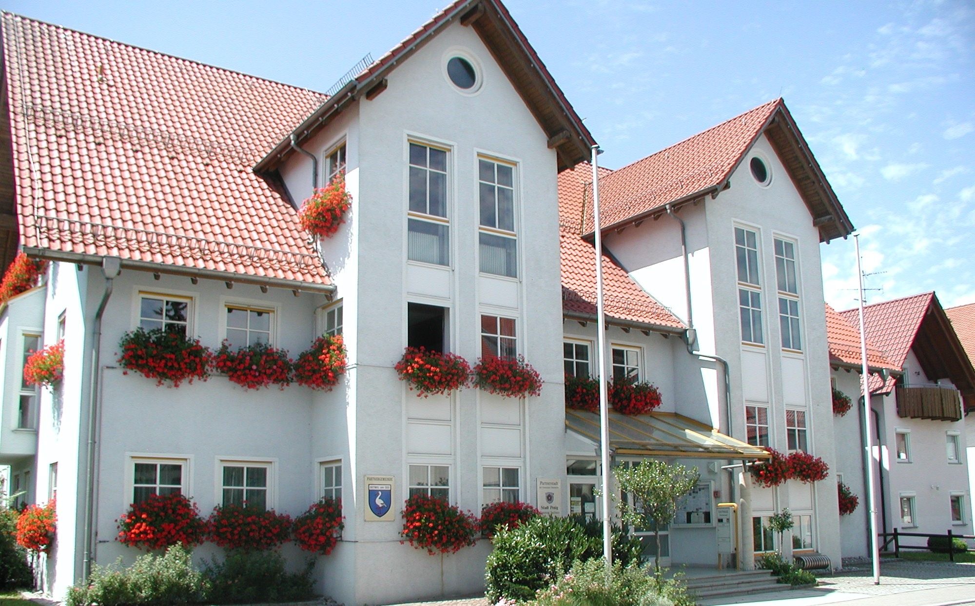 Rathaus im Sommer